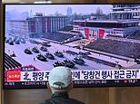 Kim Jong Un showcases his new missiles and machinery in giant military parade