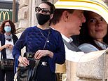TALK OF THE TOWN: Hayley Atwell causes a stir walking through Rome