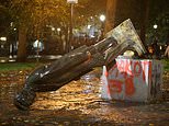 Statues of Abraham Lincoln and Theodore Roosevelt toppled in Portland