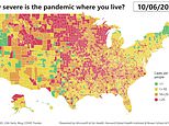 Harvard timelapse map reveals how ‘untamed’ covid spread in the US&nbsp;