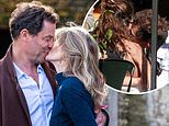 Dominic West returns home to wife after kissing Lily James