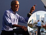 Obama campaigns for Joe Biden and slams Trump as a ‘crazy uncle’ with a ‘lie every day’
