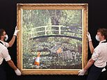 Banksy art work parodying a Claude Monet masterpiece sells for £7m at auction
