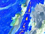 UK weather: Heavy rain and 50mph gales will sweep over Britain on Saturday