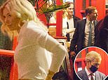 Nigel Farage dines out with Georgia Toffolo and George Cottrell at London Boisdale