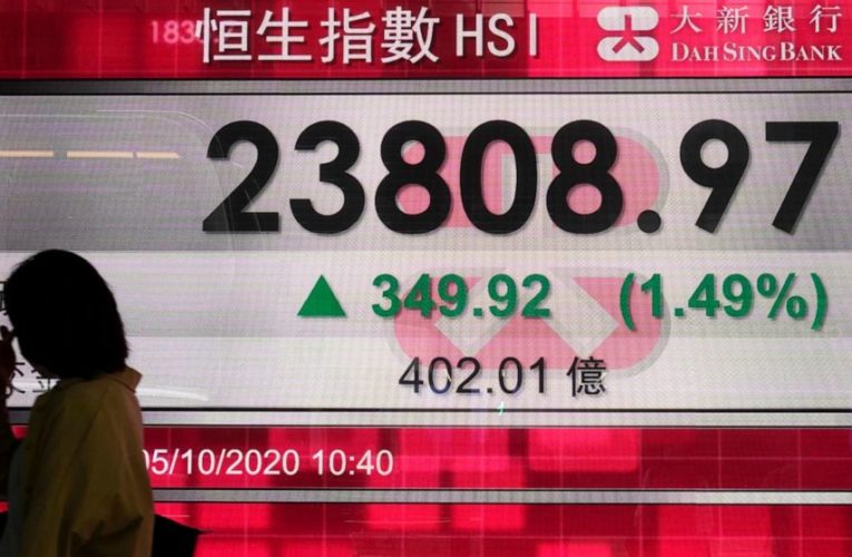 Asian shares rise on optimism about Trump’s recovery