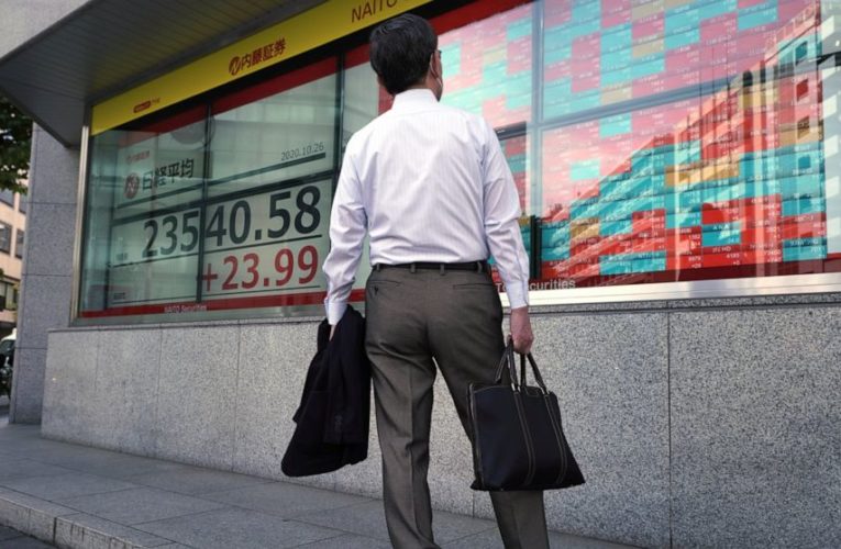 Global shares fall on uncertainty over US election, pandemic