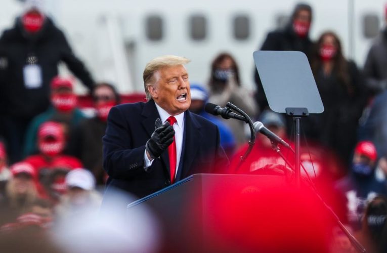 Trump’s final campaign pitch is a false warning of ‘cheating’ in Pennsylvania