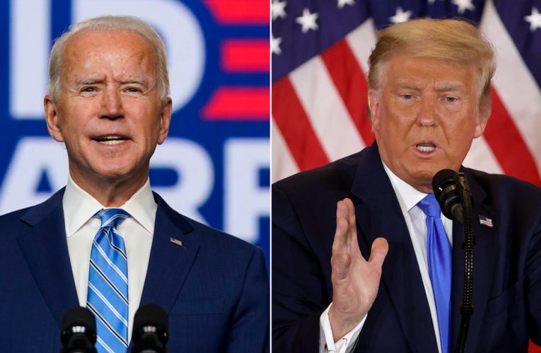 The race for the White House is too close to call as contests tighten in battleground states Georgia, Arizona and Pennsylvania