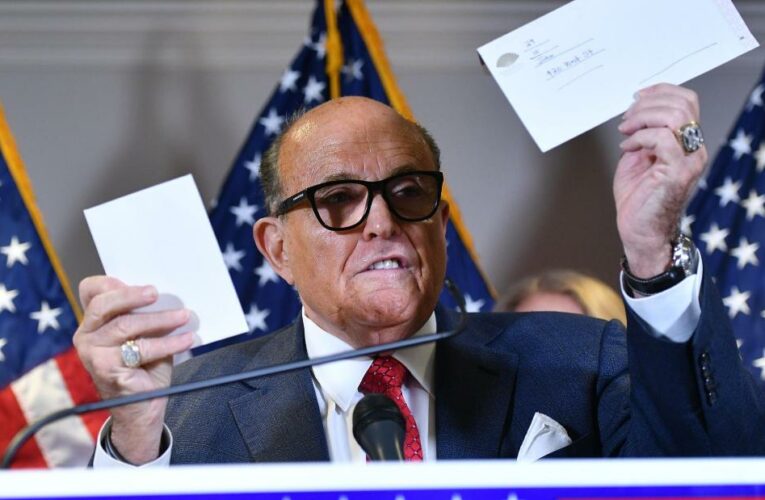 Giuliani and the Trump legal team’s wild press conference