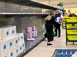 Covid lockdown: Panic buyers strip shelves of toilet roll and pasta
