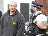 London gym owner refusing to shut during lockdown clashes with police officer on his premises