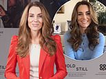 Kate Middleton is a vision in baby blue as she thanks contributors to her Hold Still photo contest