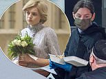 The Crown’s Princess Diana actress Emma Corrin hands out meals at a food bank