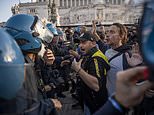 Anti-lockdown demonstrators clash with police in Italy and French Catholics demand right to worship