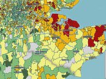 Shocking map proves vast swathes of Kent does have low infection rates – including one split village