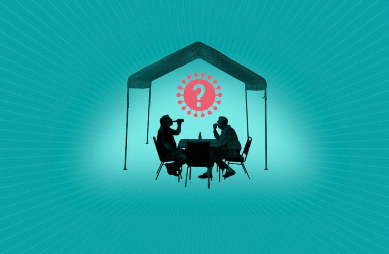 Are dining tents a safe way to eat out during the pandemic?