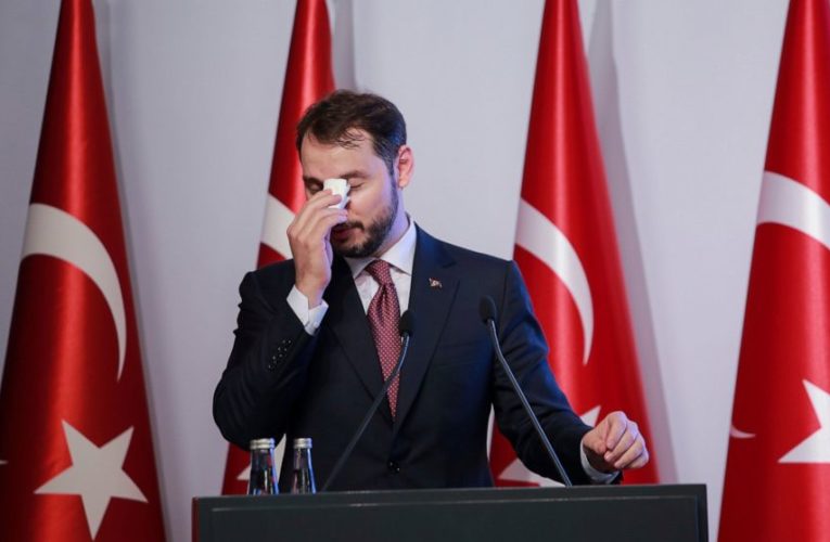 Turkey’s battered currency rises after finance chief resigns