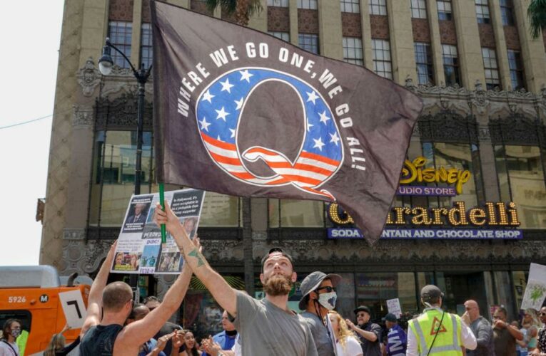 How followers of the baseless conspiracy theory pumped up a message all the way to the White House