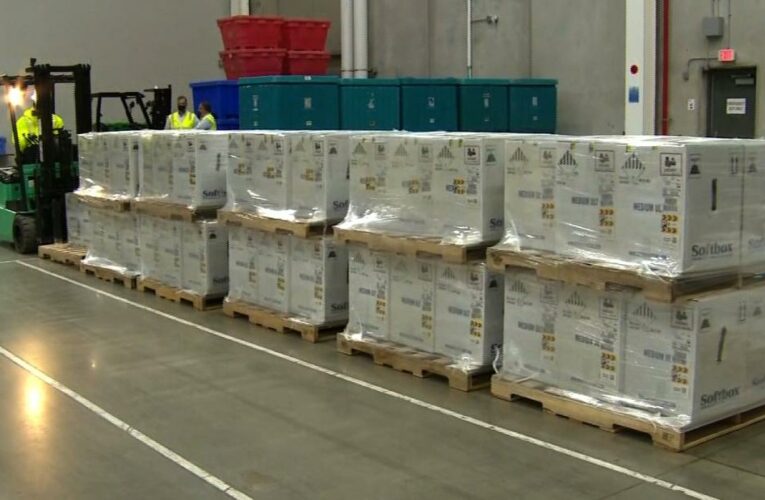 Watch covid-19 vaccine being packed and loaded on trucks for distribution