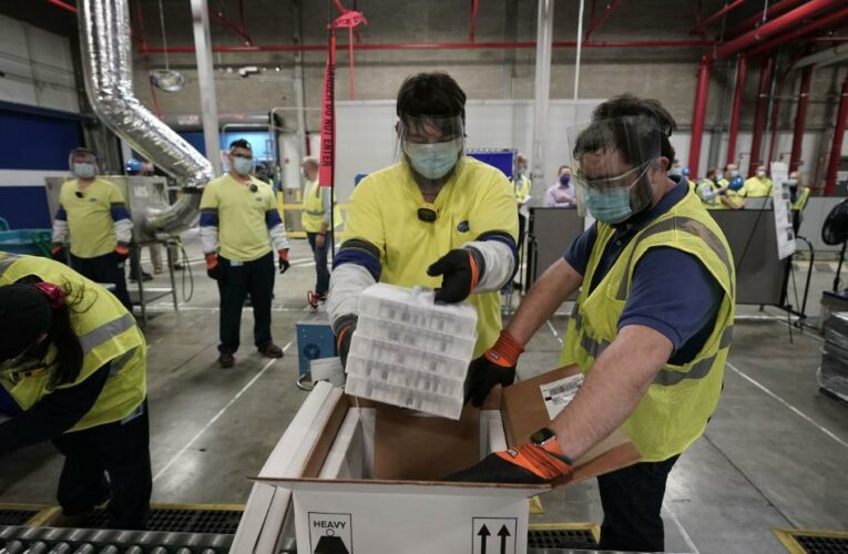 The shipment highlights a landmark moment in the pandemic, and in the coming days, the vaccine will be sent out to hundreds of facilities across the US