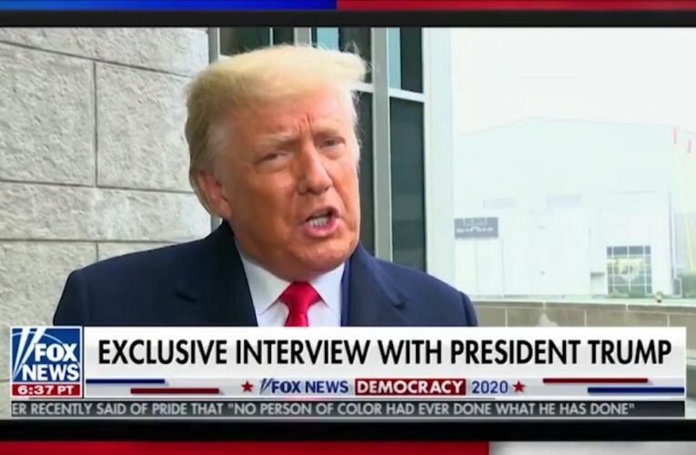 Watch President Trump’s first on-camera interview since the election