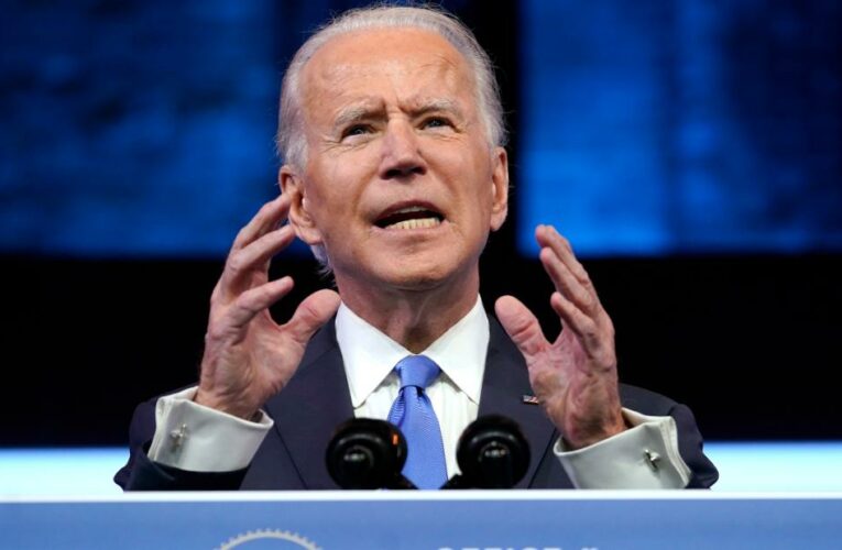 After weeks of Trump trying to cancel Biden’s win, the President-elect made it clear that time was up for baseless claims