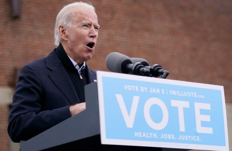 Biden blasts GOP senators, saying they ‘stood by’ as Trump undermined election