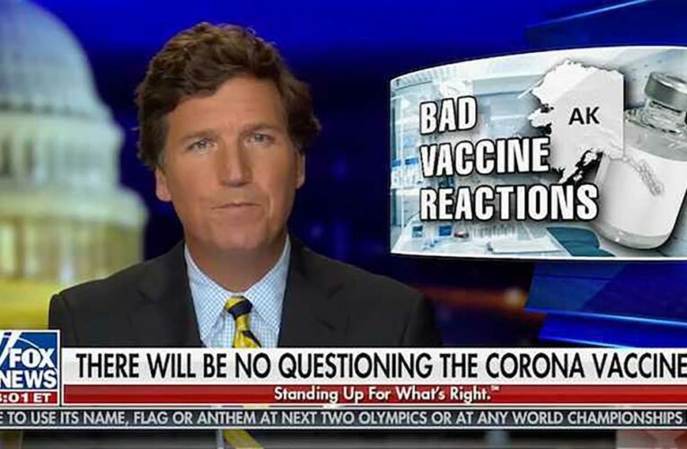 Tucker Carlson claims vaccine effort ‘feels false, because it is’