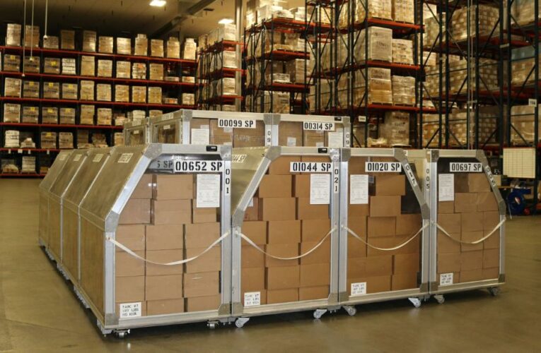 Inside the warehouse containing some of the nation’s most critical supplies and vaccines