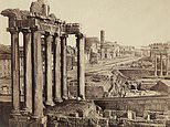 Look, no tourists! Incredible 180-year-old photos reveal Rome’s ancient treasures
