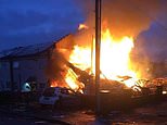 Father and son leap from burning house shouting ‘where’s Mum?’ after ‘earthquake-like’ explosion