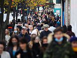 Primark fans queue overnight as Christmas shoppers prepare to blow £1.7billion today