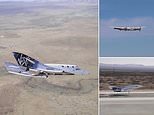 Virgin Galactic’s long-delayed test flight to space is aborted midway after engine malfunctions
