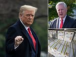 Trump says his staff will have to WAIT to get the COVID vaccine