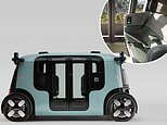 Amazon’s self-driving car company reveals its autonomous ‘carriage-style’ robotaxi
