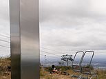 Mysterious metal monolith appears in Christchurch