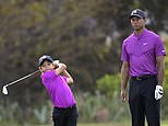 Tiger Woods’ 11-year-old son Charlie makes TV debut at PNC Championship