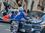 Boy, 15, is arrested for smashing a BMW in New York City