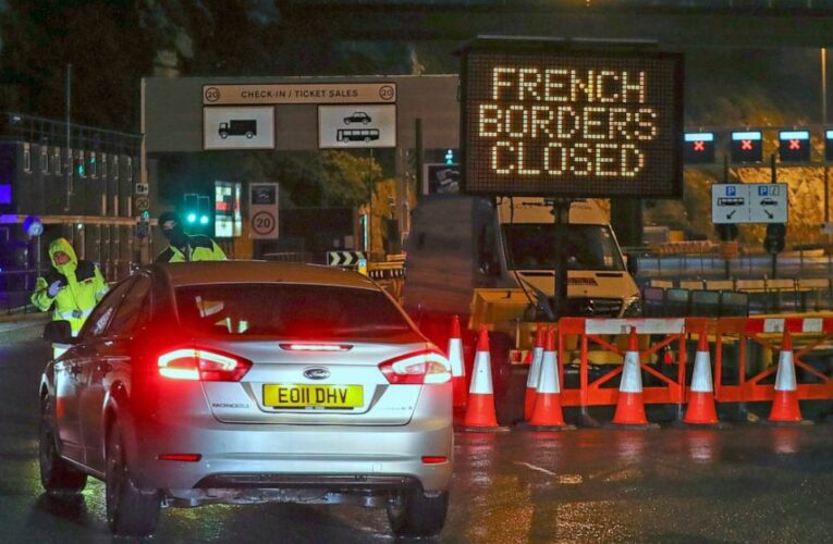 UK holds crisis talks as France closes border on virus fears