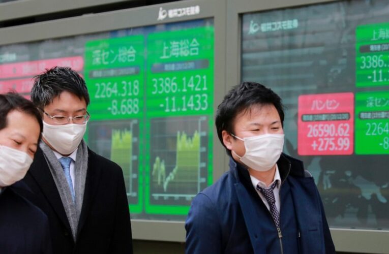 Asian shares mixed as boost from US stimulus package fades