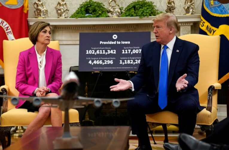 Iowa’s contact-tracing firm helped Trump, Reynolds campaigns