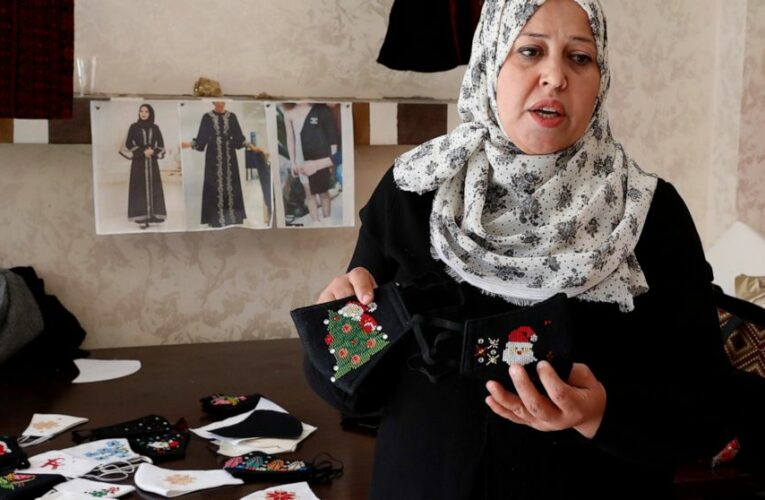 Christmas opens new market for small Gaza sewing business