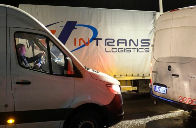 No Christmas Eve joy for truckers stuck in UK virus gridlock