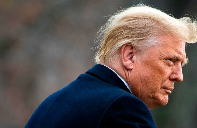 Bitter, Trump skips chance to say splashy, high-profile farewell