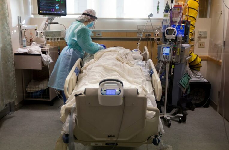 An inflatable costume may have sickened nearly 4 dozen employees at a California hospital