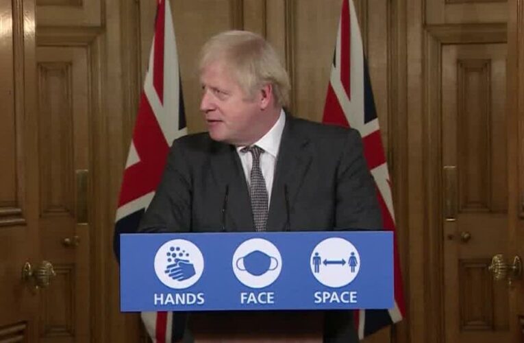 Boris Johnson says the pandemic will be much better by Easter