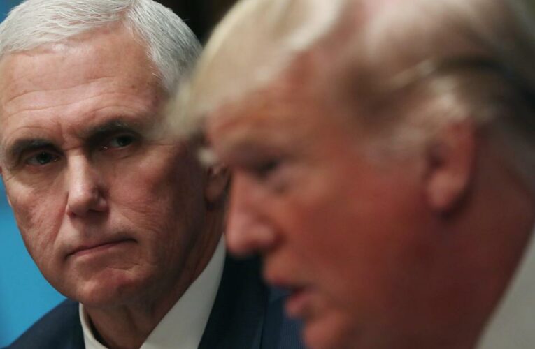 Pence and Trump remain estranged in aftermath of riot