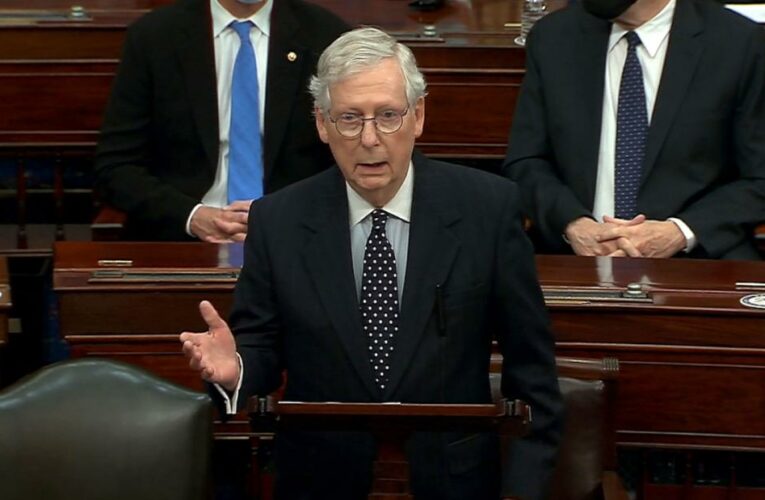 McConnell rebuffs Democrats’ call for speedy impeachment trial, but is undecided on convicting Trump