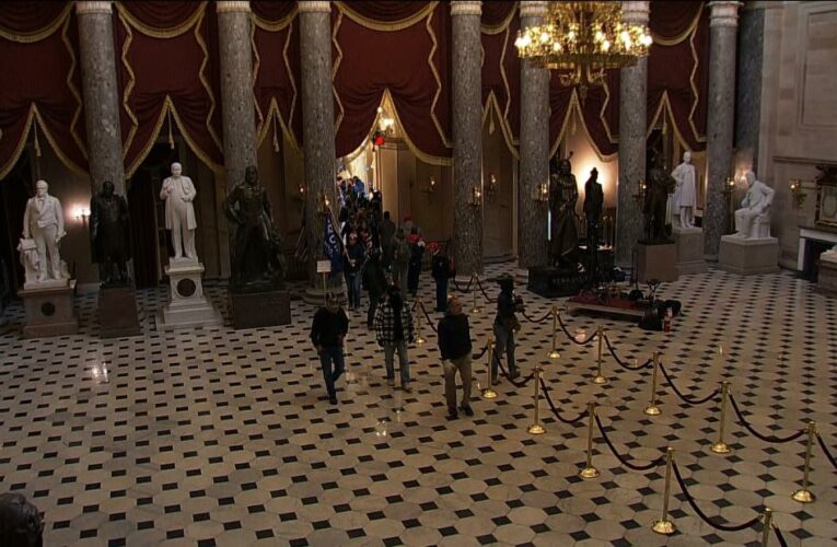 See stunning video of rioters inside Capitol